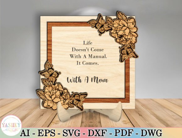 Download Mom Sign Glowforge XTool Stand SVG - Glowforge Collection