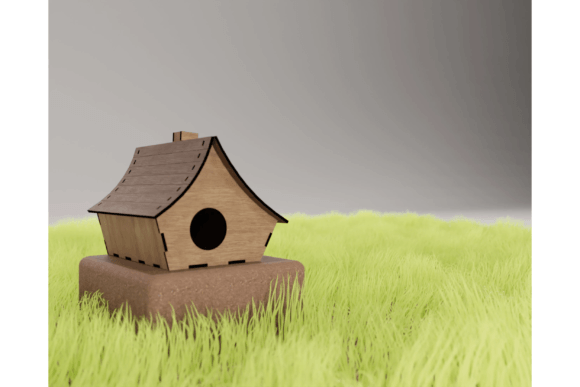Download House for Birds Template for Glowforge - Glowforge Collection