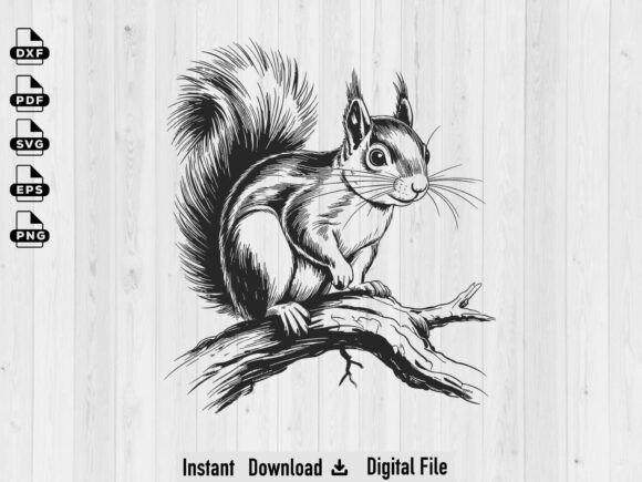 Download Squirrel Svg, Forest Animal Clipart - Premium Resources