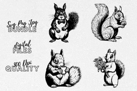 Download Cute Squirrel SVG - Premium Bundle