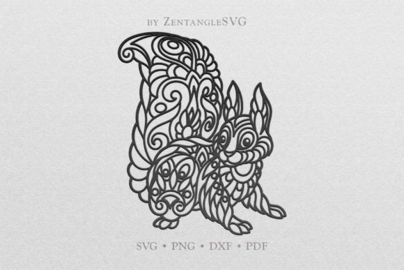 Download Squirrel SVG, Mandala Squirrel SVG - Premium Bundle